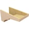 Ekena Millwork 12"W x 24"D x 12"H Wide Monterey Rough Cedar Woodgrain TimberThane Corbel, Primed Tan CORUR12X24X12MONRCPR - alternate 3